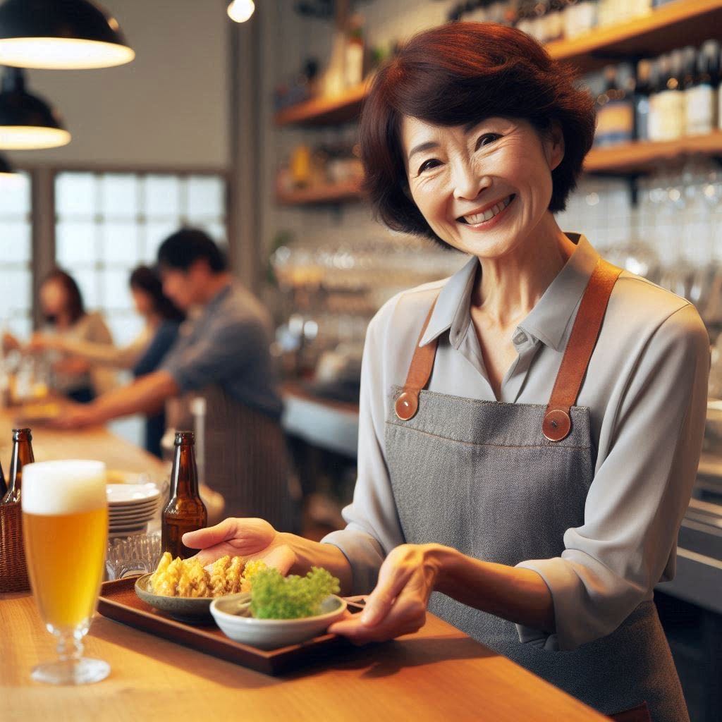【好故事】從熱情出發,50 歲婦女也是酒吧的得力助手!